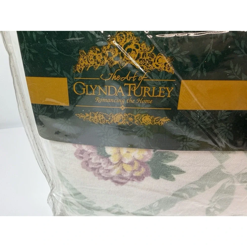 Glynda Turley Floral Glynda's Garden Twin Sheets 100% Cotton Flannel Made In Usa